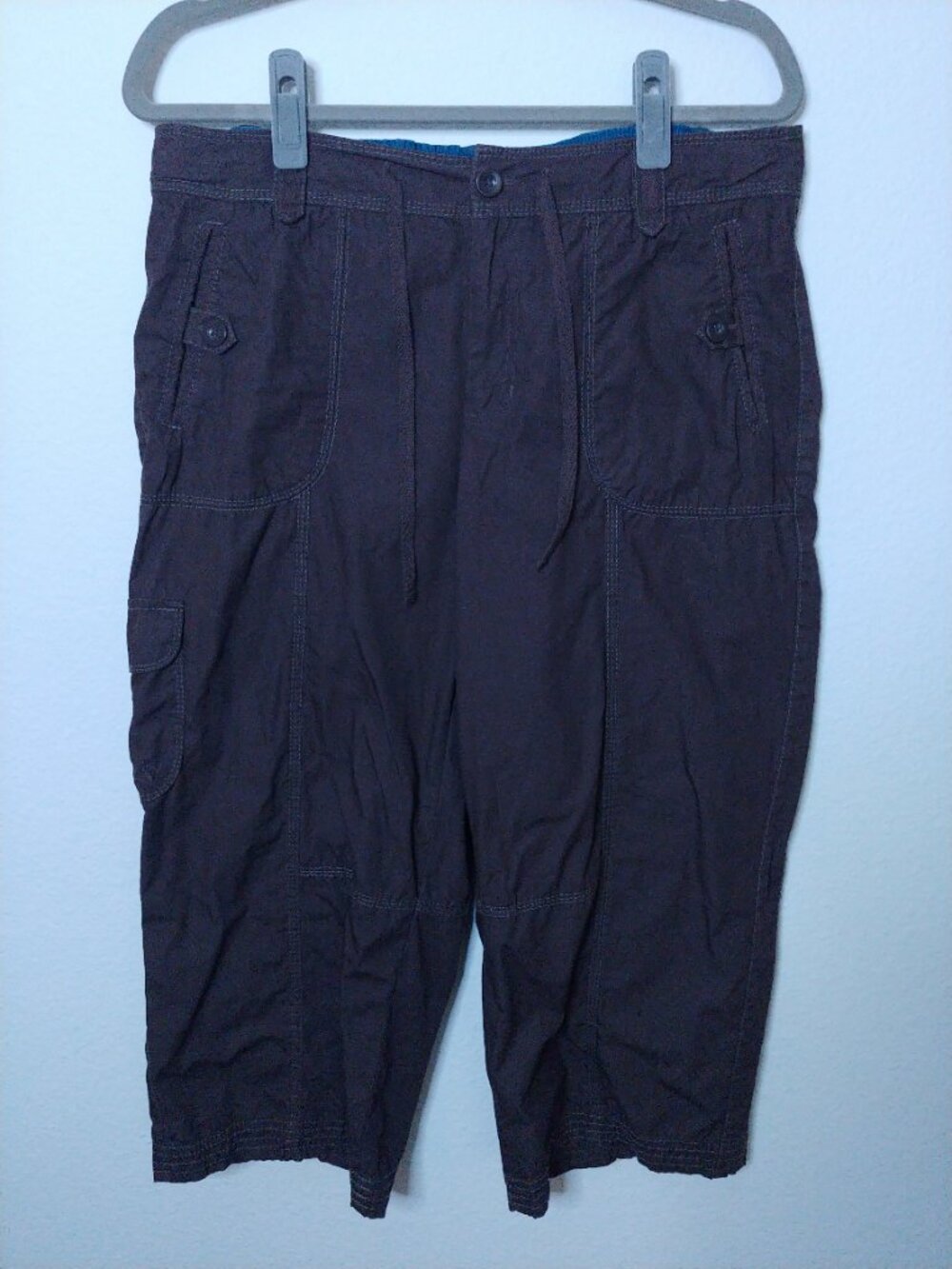 SJB Active Brown Cargo Style Capris